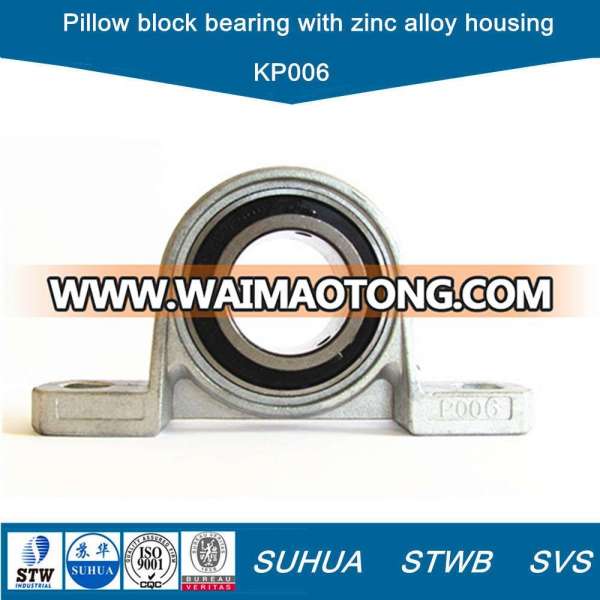 Pillow Block Bearing with Zinc Alloy Housing (KP006)