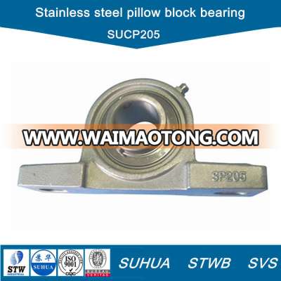 Stainless Steel Pillow Block Bearing with Stainless Steel Housing (SUCP205)