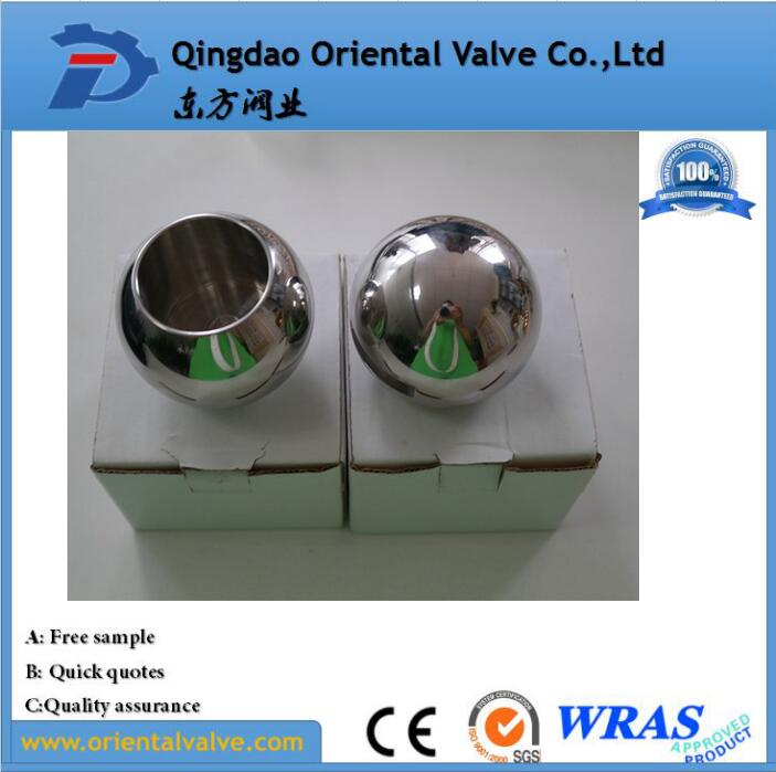 Low Price 1/2 304 Stainless Steel Balls, Worm Gear Ball Valve,